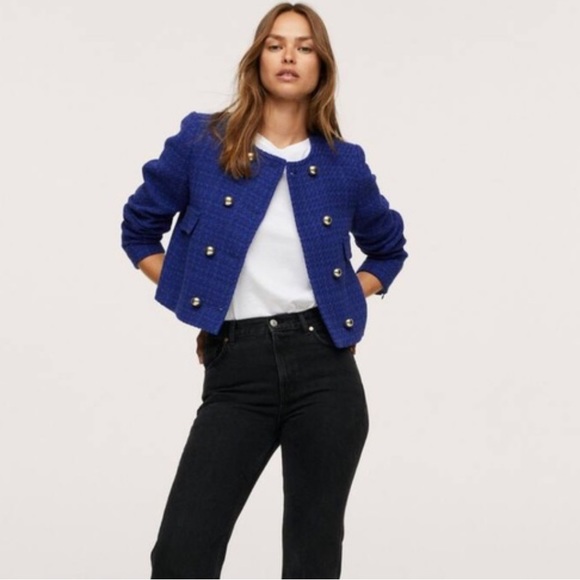 Blue Mango tweed jacket - Picture 7 of 8